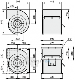 Rosenberg DRAD 316-4 L JP10 - описание, технические характеристики, графики